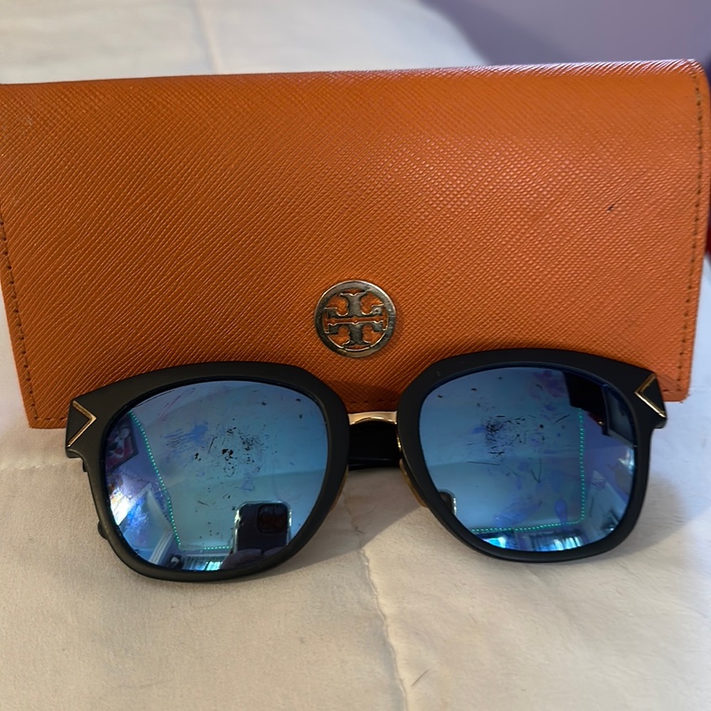 Tory Burch blue sunglasses